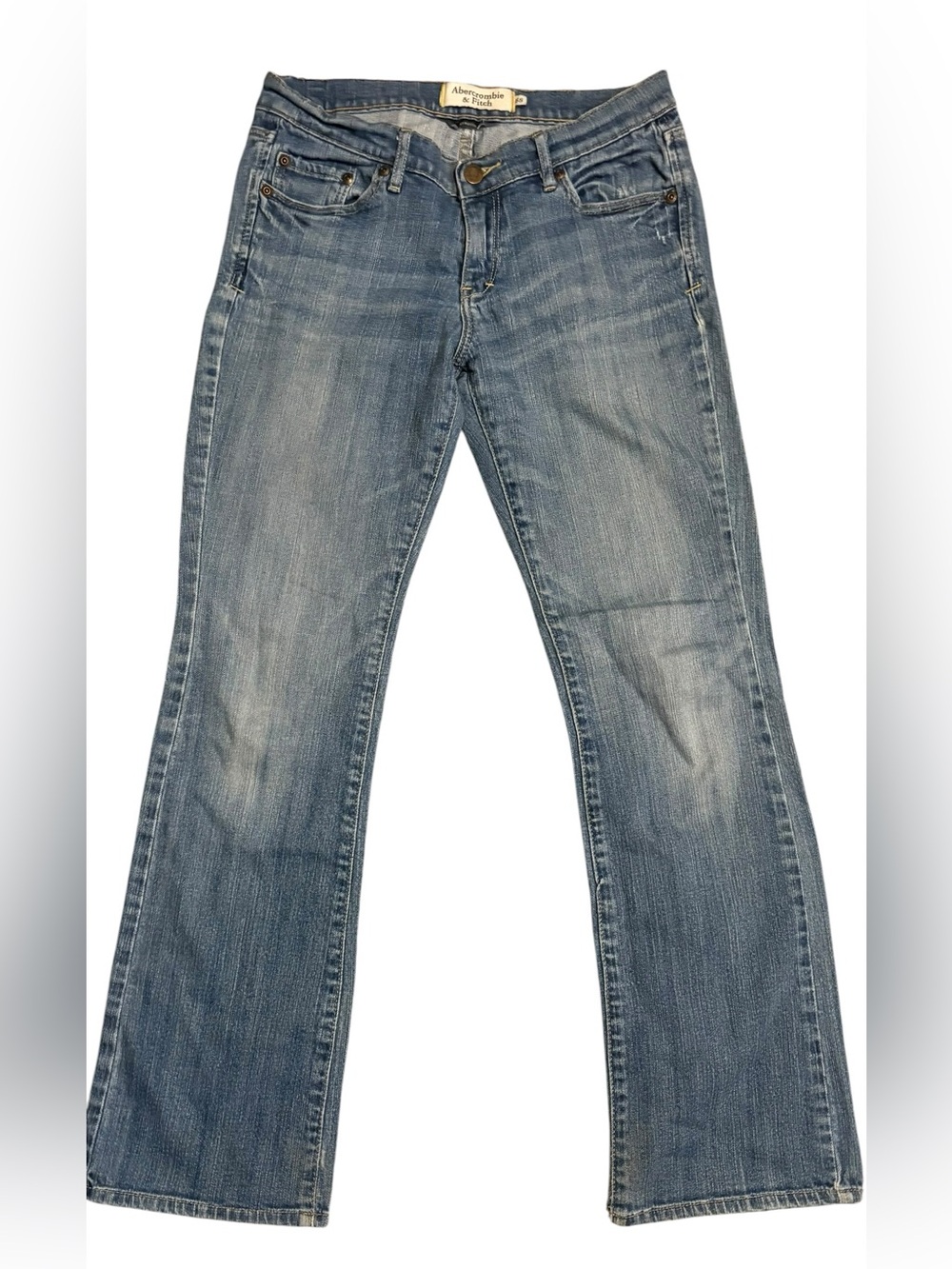 Vintage Abercrombie & Fitch Low Rise Bootcut Jeans Y2K Size 6S
